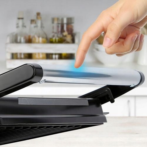 KONTAKTOWY GRILL ELEKTRYCZNY OPIEKACZ SKŁADANY TOSTER PANINI KANAPEK na Arena.pl