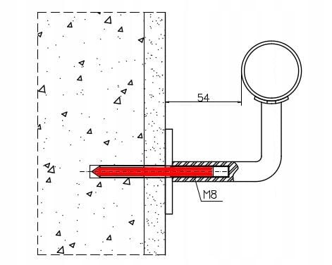 Poręcz schodowa, ścienna solidna rura 2,0 mm stal nierdzewna długość na Arena.pl