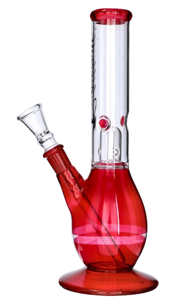 Eleganckie Czerwone Bongo Szklane Bonio 30 cm Fajka Wodna zdjęcie 1