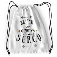 Plecak Sportowy Szkolny Krytyka Worek Torba Z Nadrukiem Ze Zdjęciem