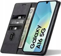 ETUI SKÓRZANE MAGNETYCZNE DO SAMSUNG A16 4G / 5G +SZKŁO