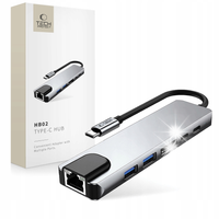 HUB ADAPTER ROZGAŁĘZIACZ ROZDZIELACZ USB-A 3.0 - USB-C TYPE-C DO KOMPUTERA