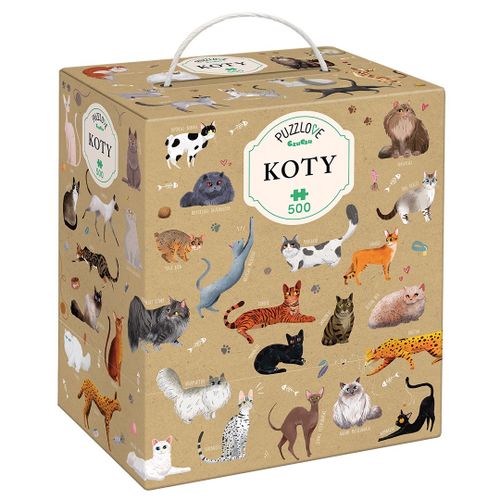Puzzle 500 elementów Puzzlove - Koty na Arena.pl