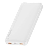 Powerbank Baseus Bipow 10000mAh, 2xUSB, USB-C, 20W (biały)