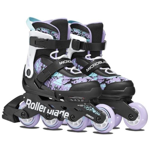 Rolki Rollerblade Microblade SL Black Lavender Light Blue Junior 33-36,5 na Arena.pl