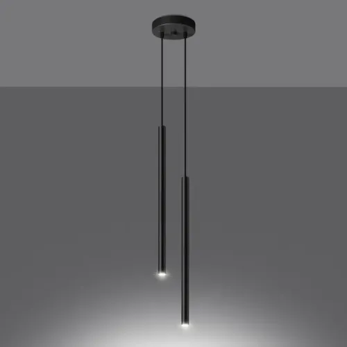 Lampa wisząca PASTELO 2 czarna na Arena.pl