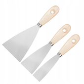 Zestaw szpachelek 3 szt. VERGIONIC do gładzi, malarskie, szpachle malarskie