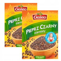 Galeo Pieprz czarny ziarnisty 15 g x 2 sztuki