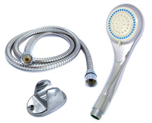 ZESTAW PRYSZNICOWY WĄŻ + SŁUCHAWKA MGŁA 5 FUNKCJI na Arena.pl