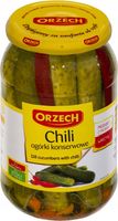 Orzech ogórki konserwowe chili 900g