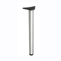 Noga meblowa G6 do stołu fi60 mm, regulowana aluminium mat, 710 mm