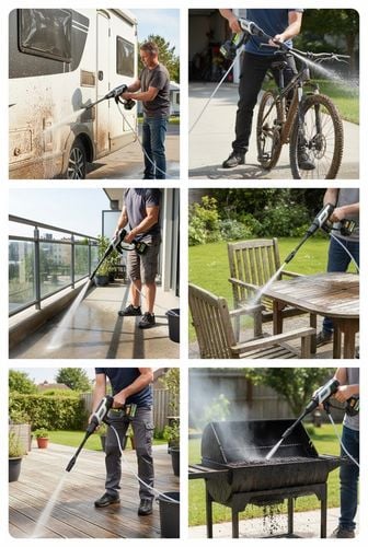 Myjka Ciśnieniowa Akumulatorowa elektryczna ALUMINIOWA pompa toolme na Arena.pl