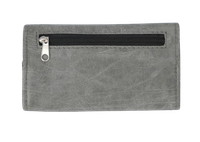 Etui na Tytoń w Jednolitym Kolorze bez Wzorów Portfel Szare