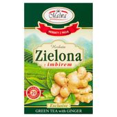 Malwa Exclusive Herbata zielona z imbirem 30 g (20 x 1,5 g)