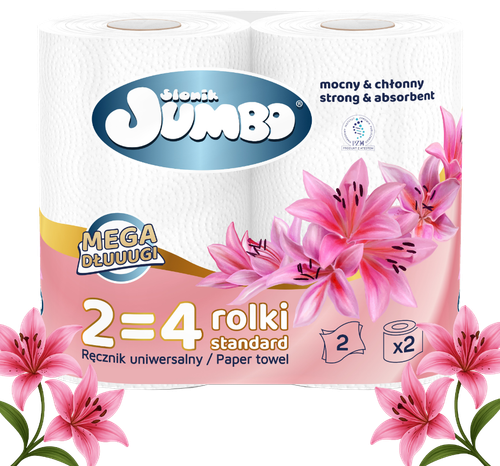 ręcznik papierowy 2r słonik jumbo mega dłuuugi biały 2w - 30 rolek na Arena.pl