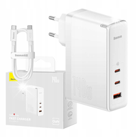 Baseus GaN5 Pro szybka ładowarka USB +2xUSB-C 140W