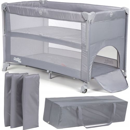 DOSTAWNE DWUPOZIOMOWE ŁÓŻECZKO TURYSTYCZNE/KOJEC, MOOLINO 65x125cm na Arena.pl