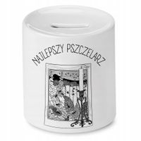 Skarbonka Dla Pszczelarza Najlepszy Pszczelarz Z Nadrukiem Ze Zdjęciem