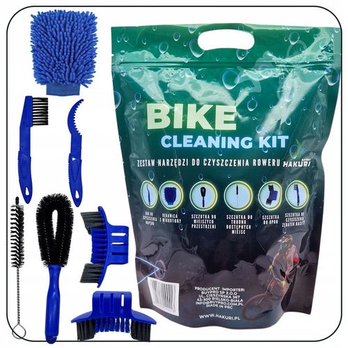 Zestaw do CZYSZCZENIA MYCIA Roweru / 6 x Szczotki / Szampon z woskiem na Arena.pl