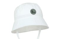 Pupill WILLIAM kapelusz wiązany dla chłopca na lato bucket hat biały 44-46