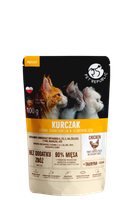 PetRepublic drobno siekane kawałki w delikatnym sosie kurczak 100g dla kota