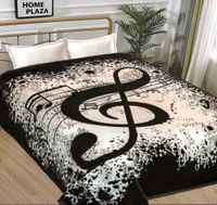 Koc AKRYLOWY narzuta 160x210cm - KLUCZ WIOLINOWY + Walizka