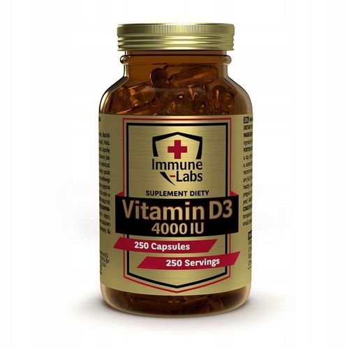Immune-Labs Witamina D3 4000iu 250kap 100ug Vit na Arena.pl