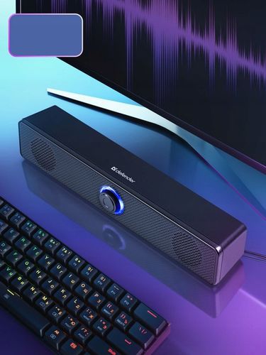 SOUNDBAR Głośniki Komputerowe do Laptopa USB LED Pokrętło Głośności na Arena.pl