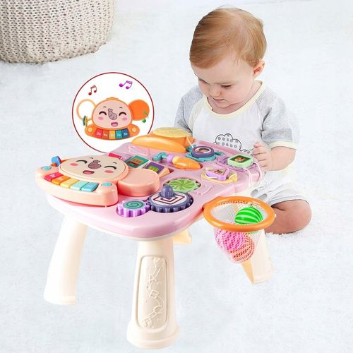 CHODZIK PCHACZ 5W1 KOSZYKÓWKA PANEL STOLIK EDUKACYJNY INTERAKTYWNY DZIECKA na Arena.pl