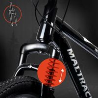 ROWER GÓRSKI MTB 21 BIEGÓW 2 TARCZE STALOWA RAMA 15" KOŁA 26" NÓŻKA ODBLASK