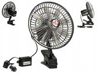DUŻY WIATRAK WENTYLATOR SAMOCHODOWY OBROTOWY REGULOWANY AUTA OSCYLACJA B3O