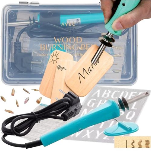 LUTOWNICA WYPALARKA PIROGRAF DO DREWNA + AKCESORIA na Arena.pl