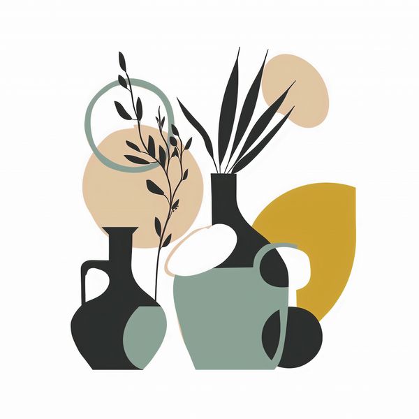 Plakat 20x20cm Modernistyczna Kompozycja zdjęcie 1
