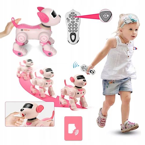 ROBOT INTERAKTYWNY ROBO PIES PIESEK ZDALNIE STEROWANY GŁOSEM PILOT DOTYK na Arena.pl