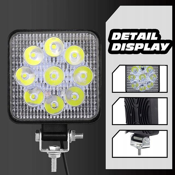Halogen lightbar-doświetlacz Led 10-30V/27W 2400lm zdjęcie 7