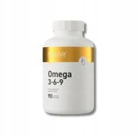 OSTROVIT OMEGA 3-6-9 90 KAPSUŁEK/KWASY TŁUSZCZOWE/ OLEJ RYBI+LNIANY/ WIT.E