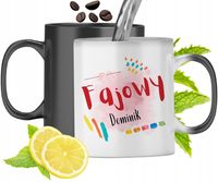 Kubek Magiczny Dla Dominika Zmieniający Kolor Z Nadrukiem Ze Zdjęciem