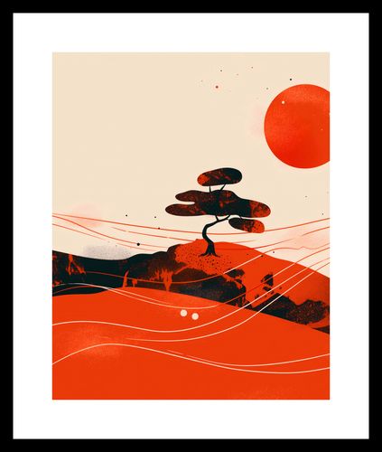 Plakat 40x50cm Czerwone Pustynne Pejzaże na Arena.pl