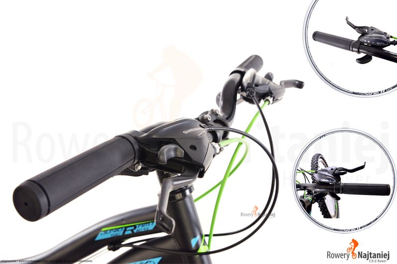 ROWER DLA CHŁOPCA 24 KANDS SNIPER 2XAMOR CZARNOCZERWONY NOWY 2018