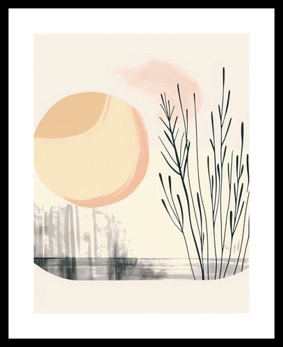 Plakat 50x65cm Pastelowy Wschód na Arena.pl