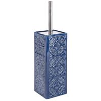 Pojemnik na szczotkę CORDOBA DARK BLUE + szczotka WC, WENKO