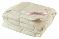 Kołdra antyalergiczna 4 Pory Roku 155x200 160 Inter Widex kremowa 2 spinane