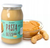 Pasta orzechowa i arachidowa Krukam 900g 100% orzechowe orzechów MASŁO