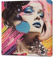 Obraz 90x100cm Portret Neo