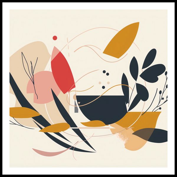 Plakat 100x100cm Porywista Flora zdjęcie 3