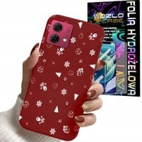 ETUI DO MOTOROLA EDGE 40 NEO - ŚWIĄTECZNE WZORY CHOINKA + FOLIA
