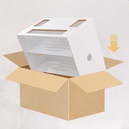 Skrzynka na router i modem Catekro z zarządzaniem kablami biała na Arena.pl