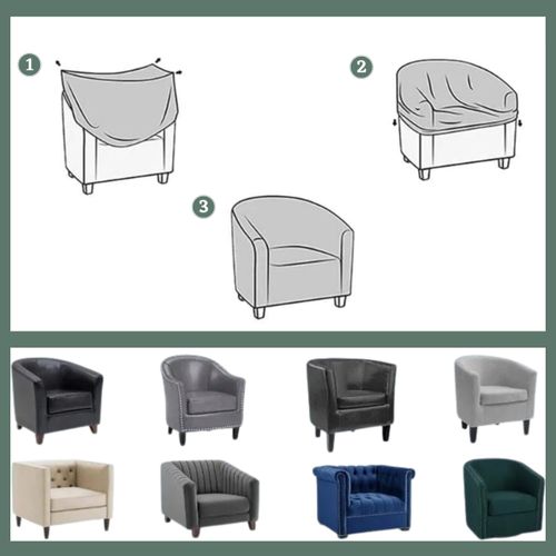 POKROWIEC NA FOTEL KLUBOWY CLUB BAR JODEŁKA BEŻOWY na Arena.pl