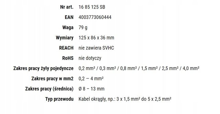 KNIPEX NARZĘDZIE DO ŚCIĄGANIA IZOLACJI 16 85 125SB zdjęcie 6