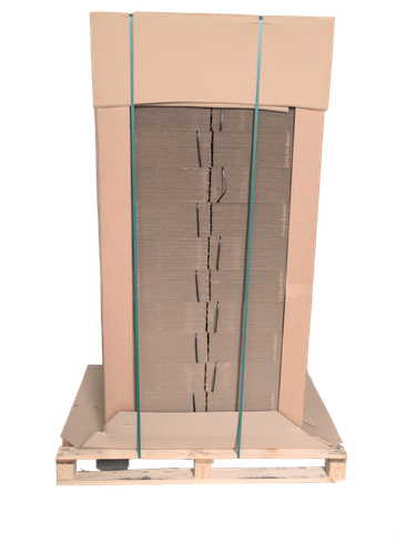 PALETA 2040x Karton klapowy 250x250x80 mm 3W fala B 390g/m2 Szary 25x25x8cm na Arena.pl